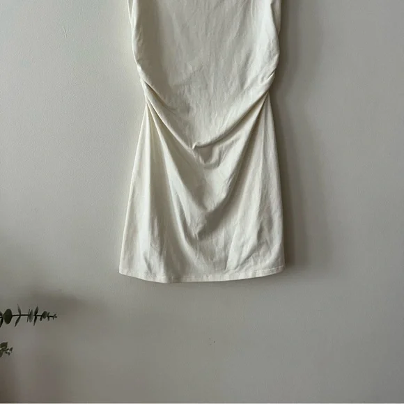 Reformation Alden Cream Knit Mini Dress - Picture 3 of 6